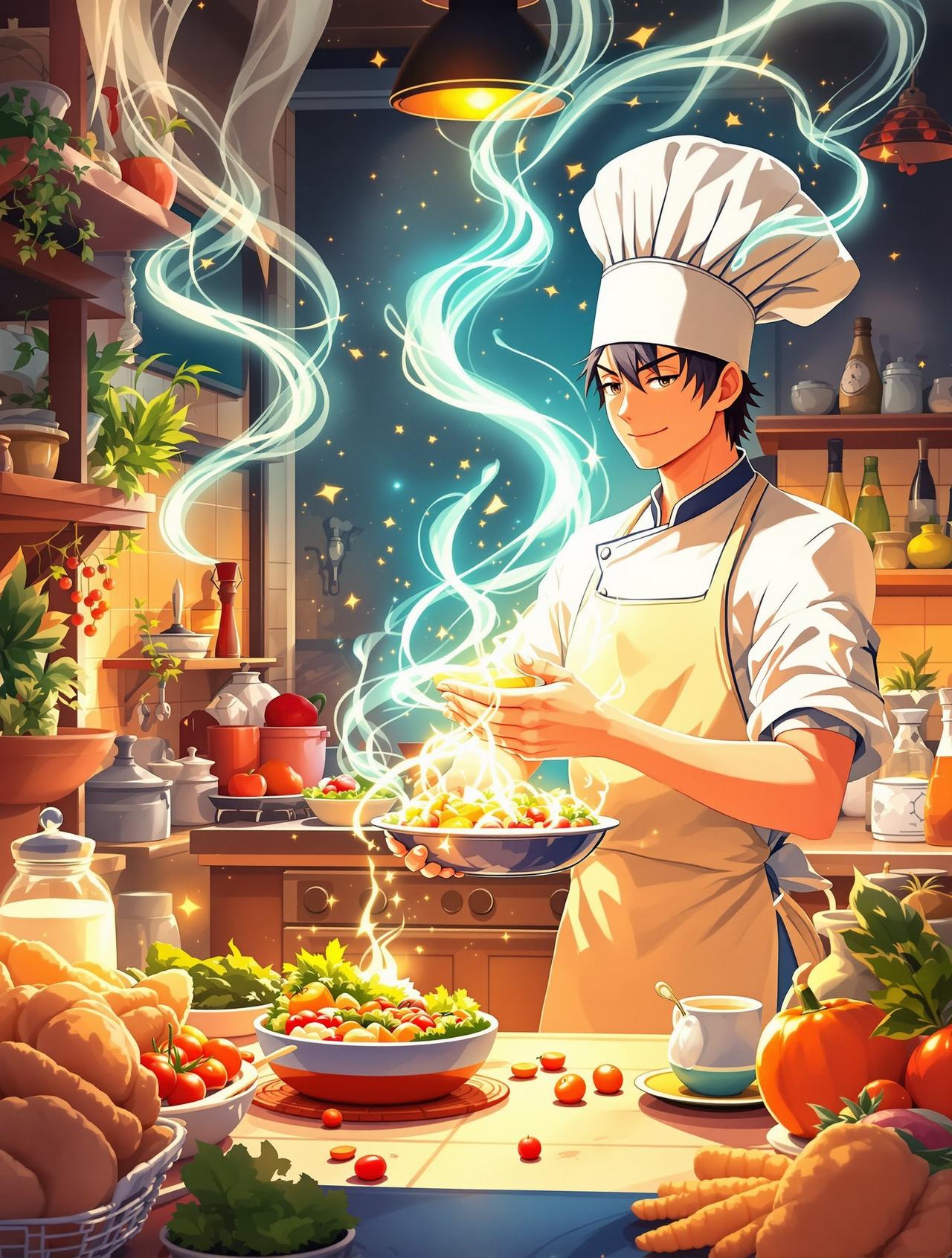 《伪装学渣》漫画下拉式作品《食灵》封面