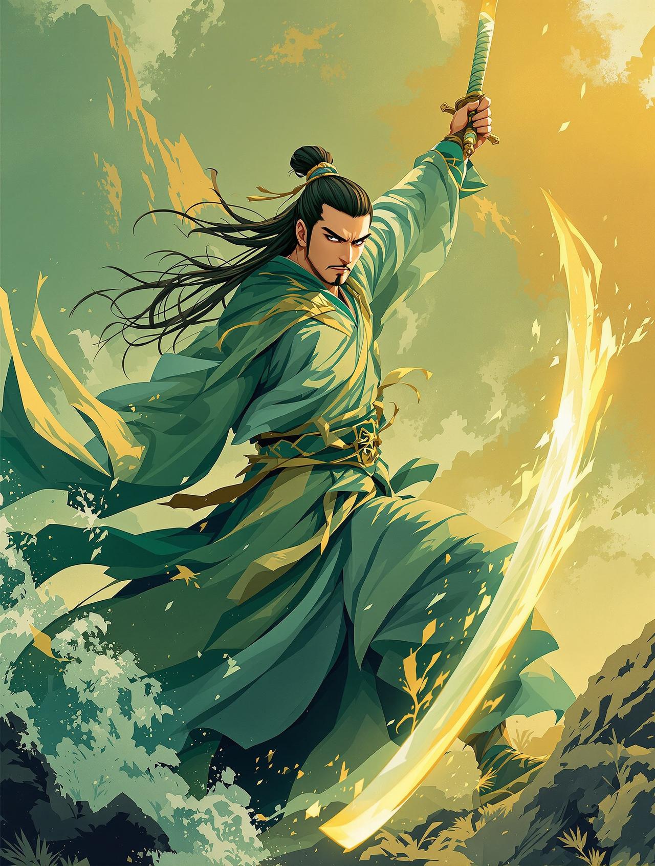《伪装学渣》漫画下拉式作品《剑舞风云》封面