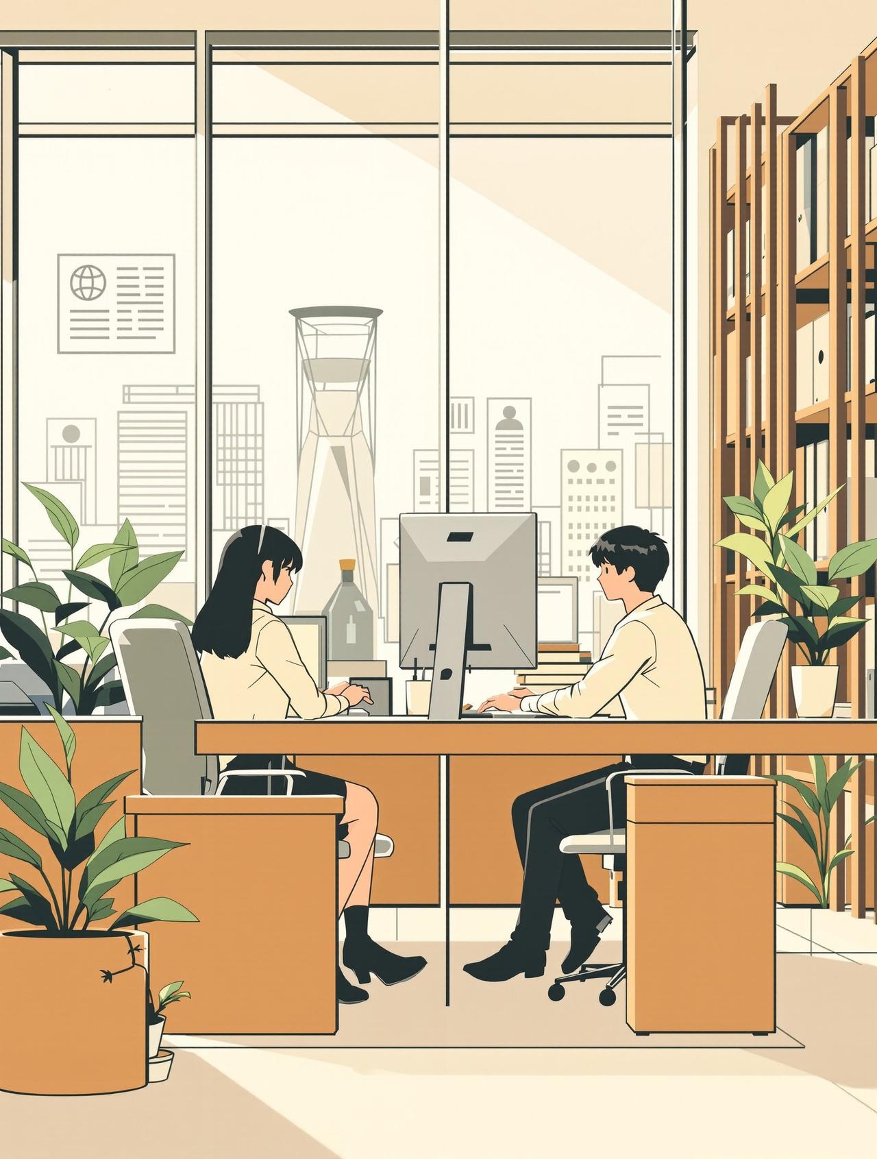 《伪装学渣》漫画下拉式作品《办公室物语》封面