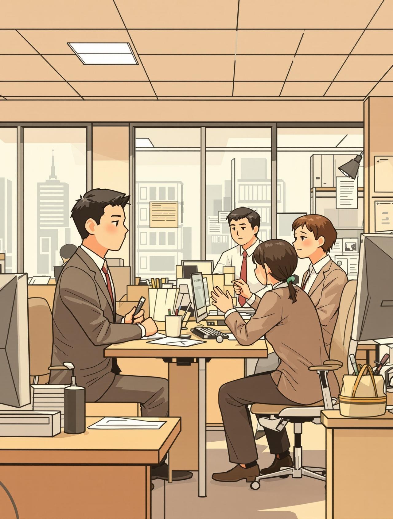 《伪装学渣》漫画下拉式作品《办公室物语》封面
