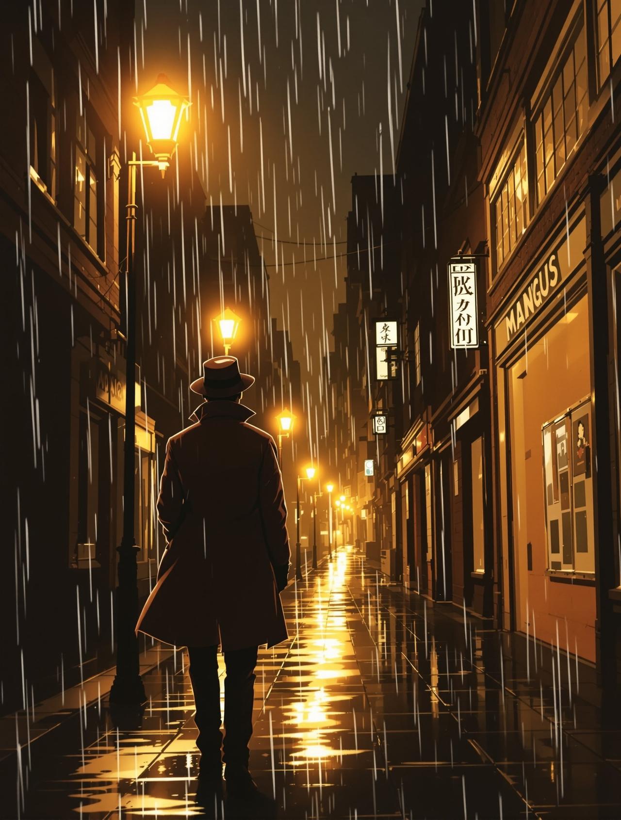 《伪装学渣》漫画下拉式作品《暗夜追踪者》封面
